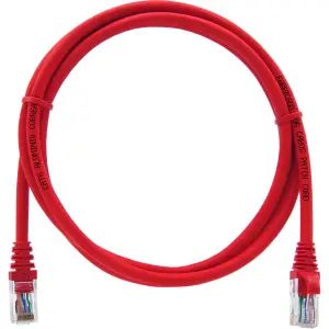 PANDUIT PATCHCORD UTP CAT5E 2M COR VERMELHO