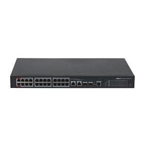 DAHUADH-PFS3228-24GT-360 SWITH 24-PORTAS GIGABIT POE NAO GERENCIADO