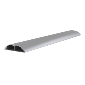CALHA DO CHAO COM COLANTE 50X10MM 2M COR CINZA