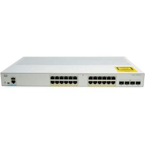 Cisco Catalyst 1000-24P-4G-L Network Switch, 24 Gigabit Ethernet (GbE) PoE+ Ports, 195W PoE Budget, 4 1G SFP Uplink Ports, Fanless Operation, Enhanced Limited (C1000-24P-4G-L)