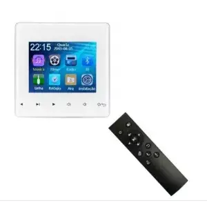 Amplificador Parede Bluetooth Rádio Usb Som Ambiente Comando por Voz Alexa 50w