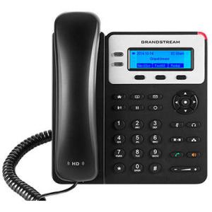 Grandstream Telefone IP GXP1625 | 2 linhas, 2 contas SIP | Tela LCD de 2,9 polegadas | Ethernet 10/100 de porta dupla com PoE integrado